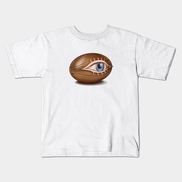 KEEP YOUR EYE ON THE BALL Kids T-Shirt by ADAMLAWLESS